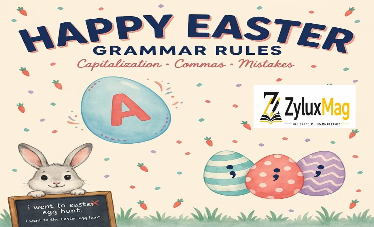 Happy Easter Grammar Rules: Capitalization, Commas & Mistakes