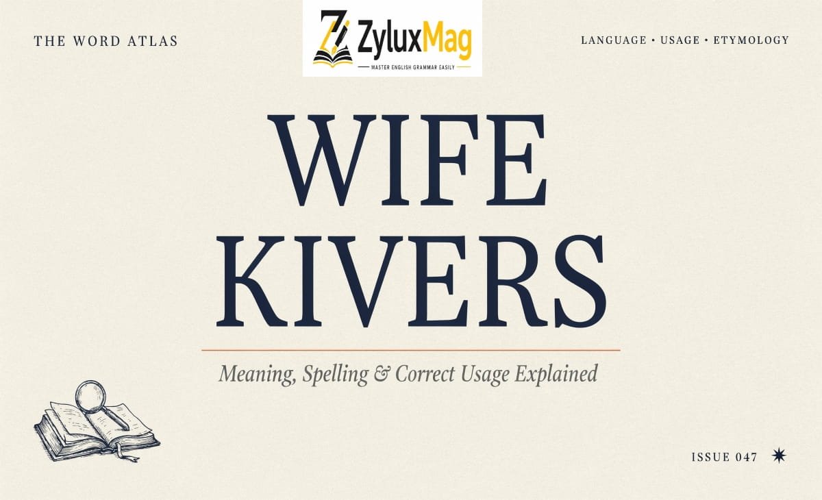 Wifekivers: Meaning, Spelling & Correct Usage Explained