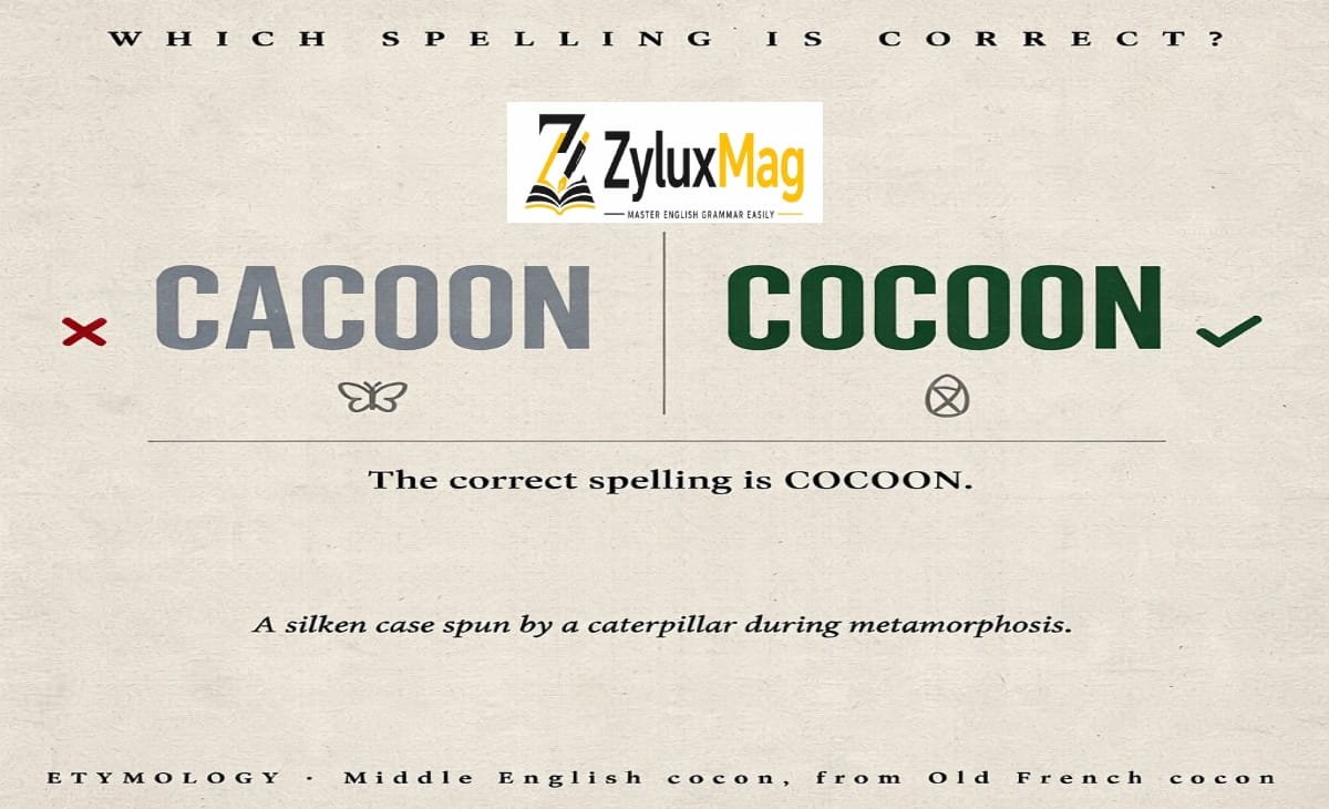 Cacoon or Cocoon: Which Spelling Is Correct?
