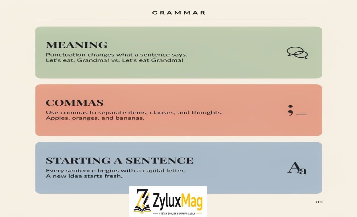 And in Grammar: Meaning, Commas & Starting a Sentence