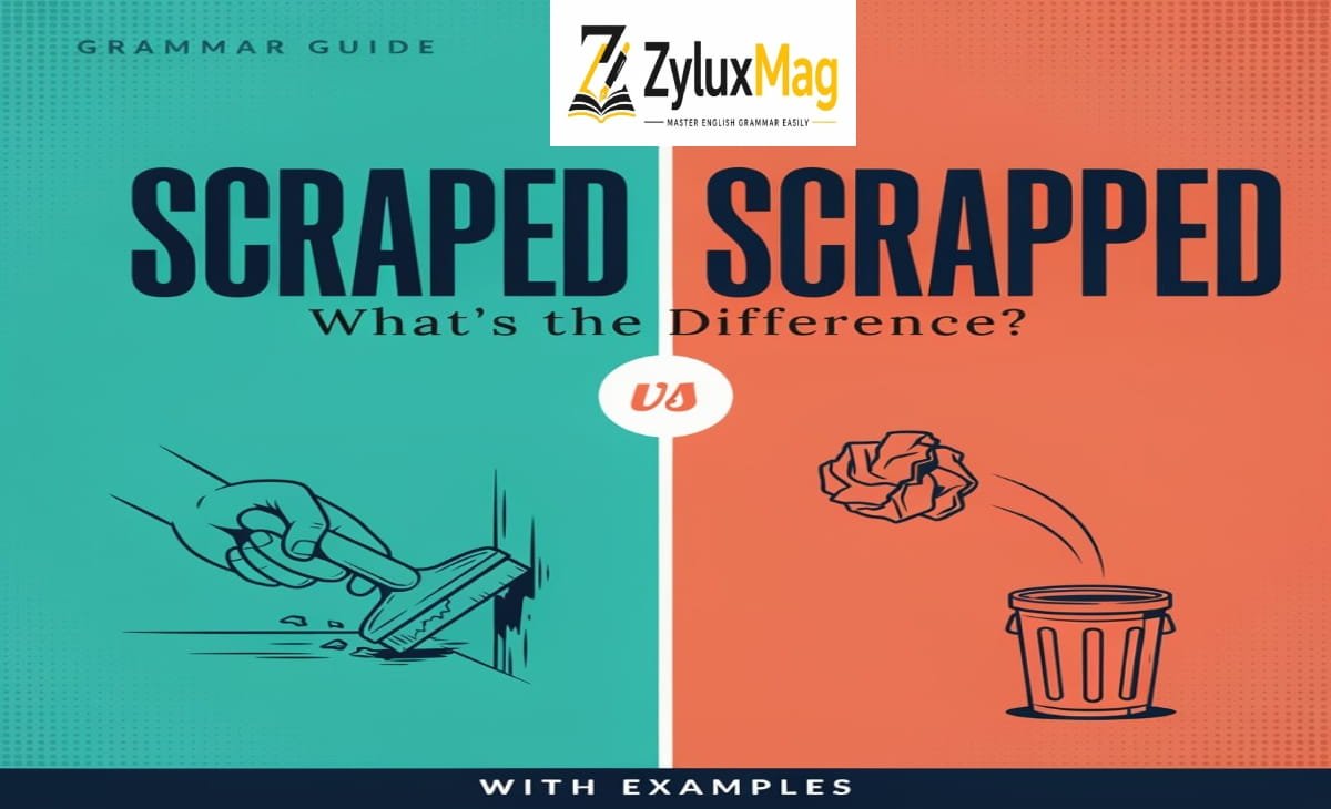 Scraped vs Scrapped: What’s the Difference? (With Examples)